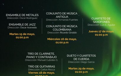 Temporada 2018-1 de Conciertos de los Ensambles y Conjuntos musicales uniandinos