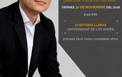 Concierto de grado: Sergio Umbarila, violín (Colombia)