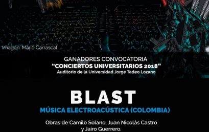 Concierto: BLAST en el auditorio Fabio Lozano