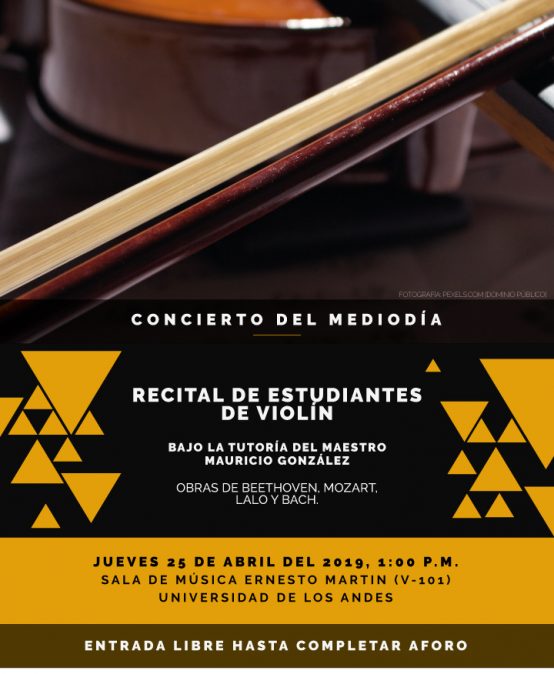 Concierto del mediodía: Recital de estudiantes de violín
