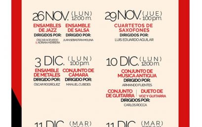 Temporada 2018-2 de Conciertos de los Ensambles y Conjuntos musicales uniandinos