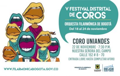 Coro Uniandes en el V Festival Distrital de Coros