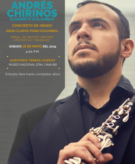 Concierto de grado: Andrés Chirinos, clarinete