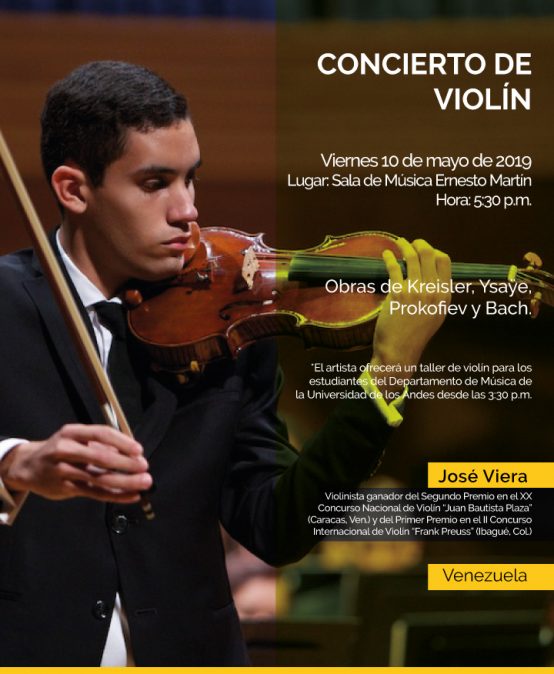 Concierto de violín: José Viera (Venezuela)