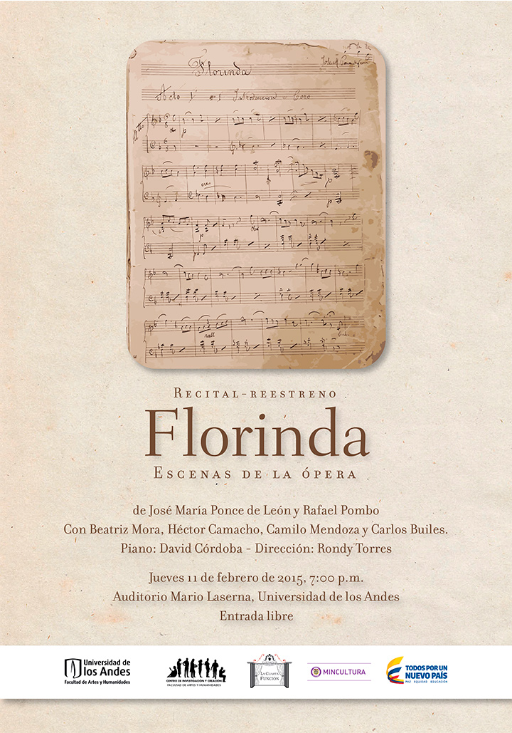 Florinda, ópera de Ponce de León