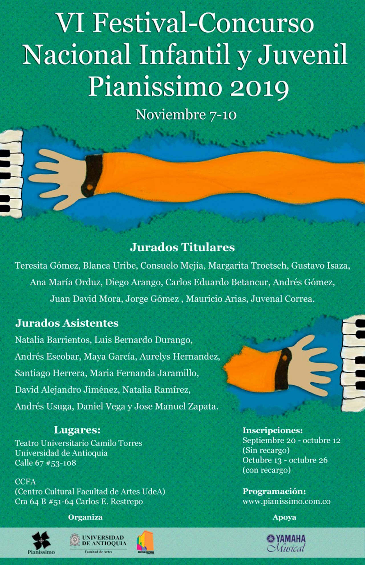 VI Festival-Concurso Nacional Infantil y Juvenil Pianissimo 2019