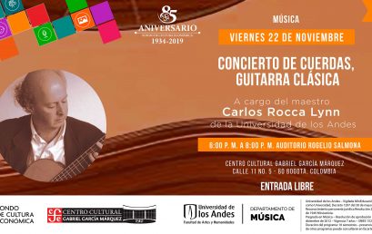 Concierto de guitarra clásica con Carlos Rocca Lynn