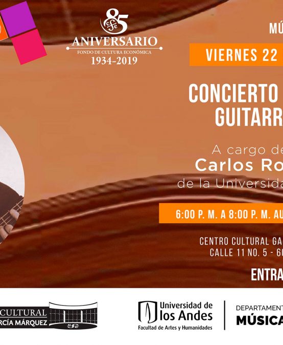 Concierto de guitarra clásica con Carlos Rocca Lynn