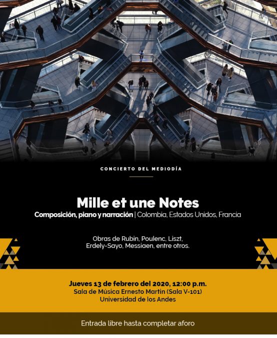 Concierto del mediodía: Mille et une Notes (Colombia, Estados Unidos y Francia)