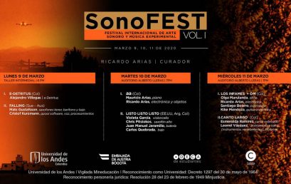 sonoFEST, Vol. 1 – Festival internacional de arte sonoro y música experimental