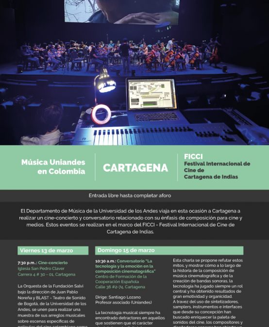 Música Uniandes en el Festival Internacional de Cine de Cartagena – FICCI 2020