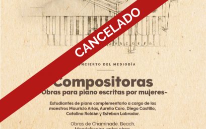 Concierto del mediodía: Compositoras – Obras para piano escritas por mujeres