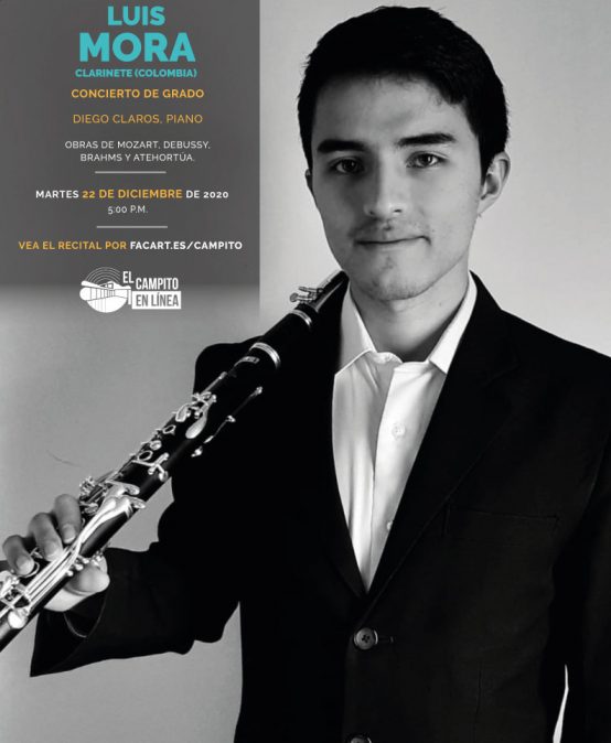 Recital de grado | Luis Mora, clarinete