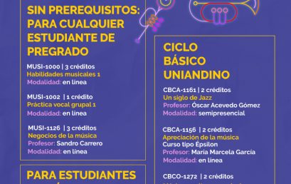 Cursos interemestrales de Música 2021