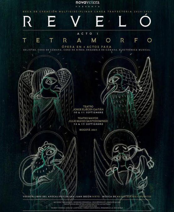 Ópera: Reveló, versión libre del Apocalipsis de San Juan