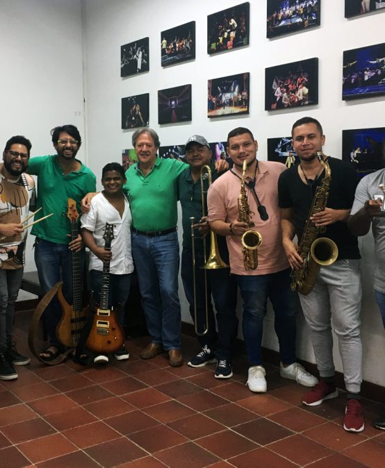Nuestro profesor Óscar Acevedo se presentó en la inauguración del Festival Voces del Jazz 2021 en Cartagena