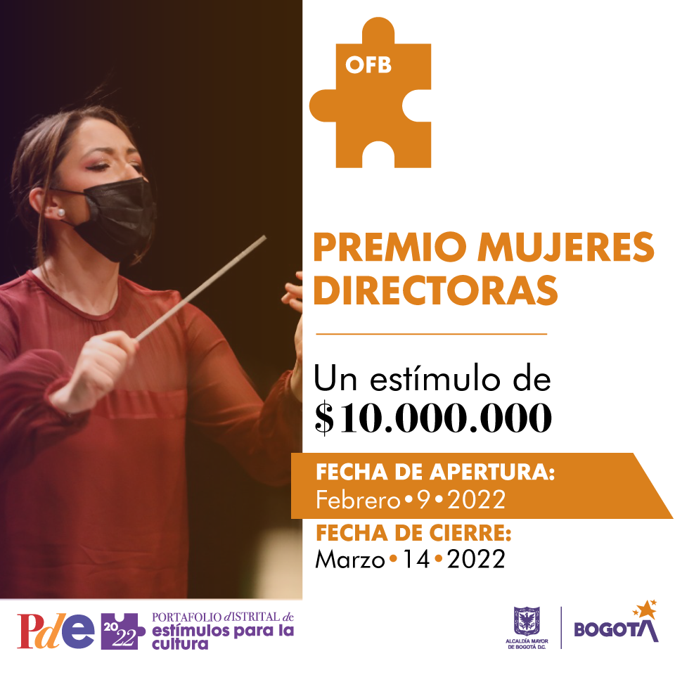 Convocatoria: Premio mujeres directoras de la Orquesta Filarmónica de Bogotá