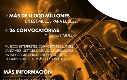 Convocatorias: Orquesta Filarmónica de Bogotá – 2022
