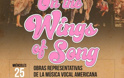 ‘On the Wings of Song’: recital corto de los alumnos de la clase ‘Literatura Vocal’