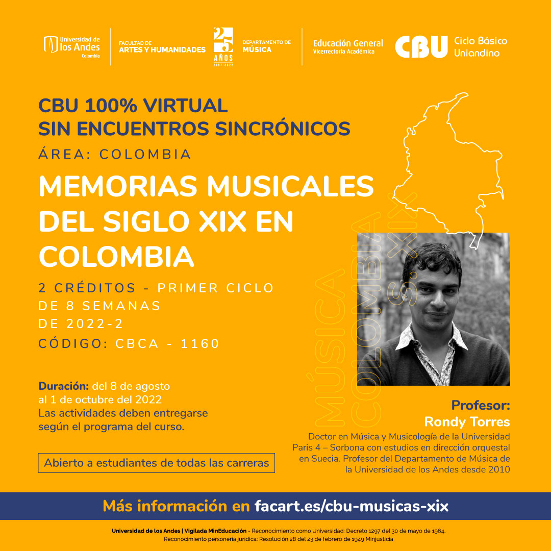 CBU 2022-2 Memorias musicales del siglo XIX en Colombia