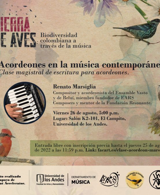 Acordeones en la música contemporánea: clase magistral de escritura para acordeones por Renato Marsiglia