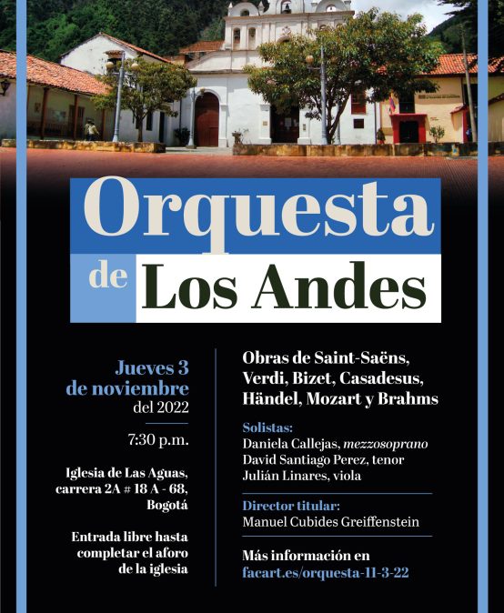 Orquesta de los Andes –  Obras de Saint-Saëns, Verdi, Bizet, Casadesus, Händel, Mozart y Brahms