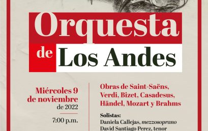 Orquesta de los Andes – Obras de Saint-Saëns, Verdi, Bizet, Casadesus, Händel, Mozart y Brahms