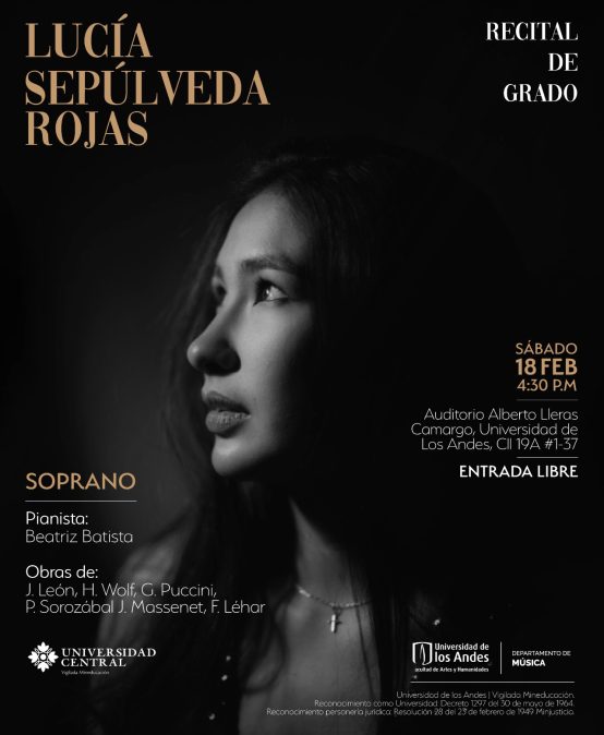 Recital: Lucía Sepulveda Rojas (canto lírico)