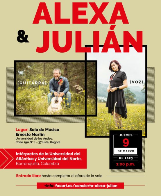 Concierto del mediodía: Alexa y Julián (voz y guitarra)