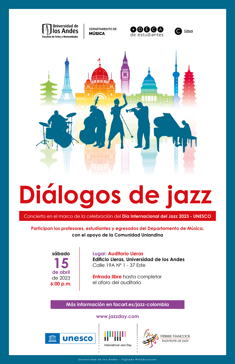 La UNESCO resalta la participación de Música Uniandes en la pasada edición del Día Internacional del Jazz 2023