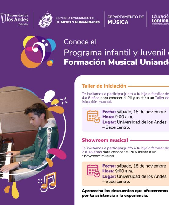 Conozca el Programa Infantil y Juvenil de Formación Musical – 2023-2