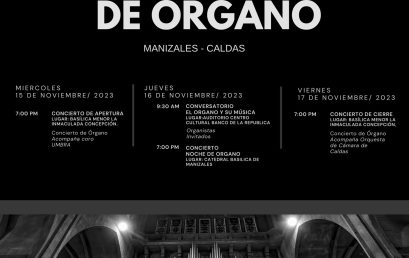Karol Muñoz participará en el Festival Nacional de Música de Órgano 2023