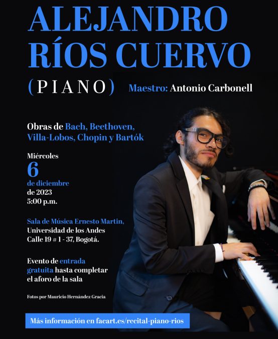 Recital de mitad de carrera: Alejandro Ríos (piano)