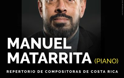Concierto del mediodía: Manuel Matarrita (piano)