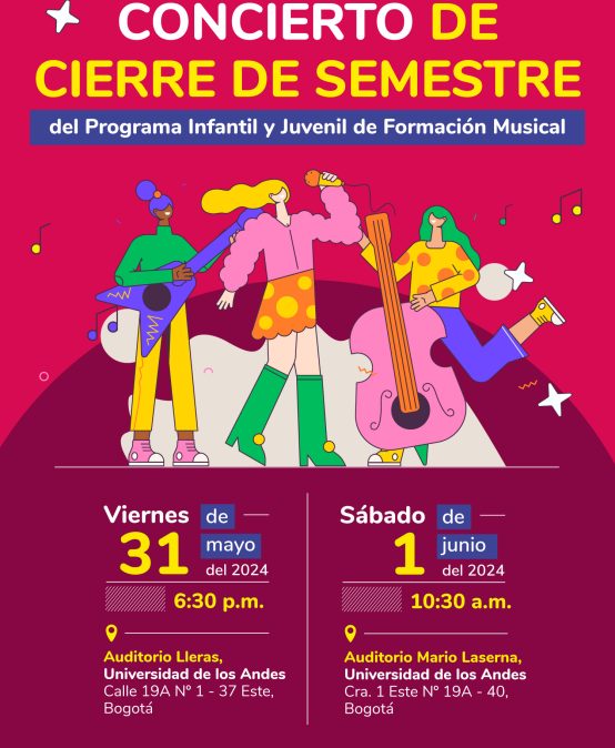 Concierto de cierre en 2024-1 del Programa Infantil y Juvenil de Formación Musical – Parte 2