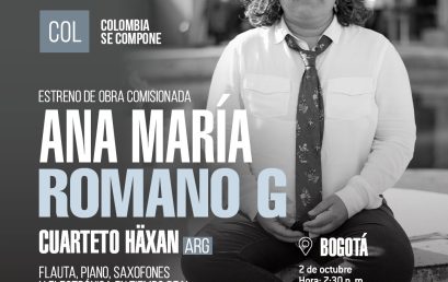 Estreno de obra comisionada: Ana María Romano Gómez