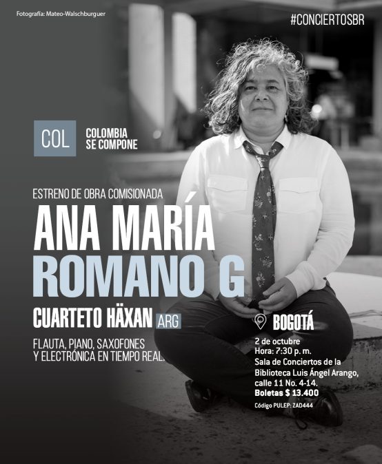 Estreno de obra comisionada: Ana María Romano Gómez