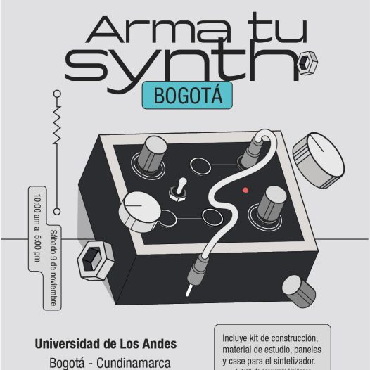 Inscríbase en el taller presencial de Circuito Sonoro Lab presenta: Arma tu synth el sábado 9 de noviembre de 2024 - Música Uniandes