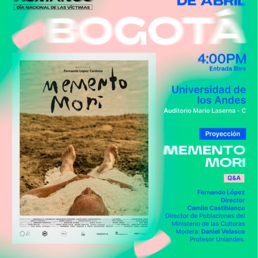 Derechos Humanos: Día Nacional de las Víctimas, próximo miércoles 9 de abril de 2025 a las 4:00 p.m. en la Universidad de los Andes