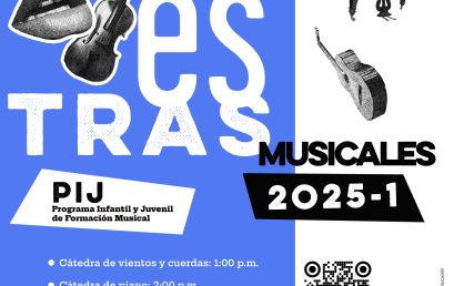 Muestras musicales del Programa Infantil y Juvenil: cátedra de piano y cuerdas en 2025-1