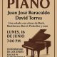 Lunes 17 de junio de 2025 a las 7:00 p.m. en la Cajita de Música, Universidad de los Andes
