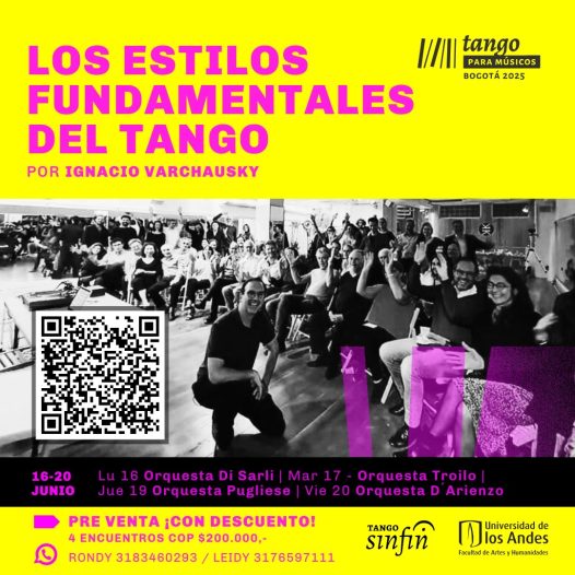 Los estilos fundamentales del tango: cuatro conferencias brindadas por el especialista aclamado mundialmente: Ignacio Varchausky.
