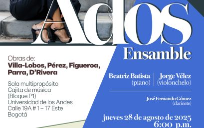 Concierto de la Tarde: Adós Ensamble (piano y violonchelo)