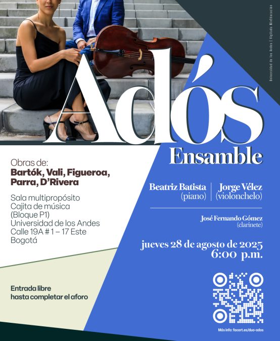 Concierto de la Tarde: Adós Ensamble (piano y violonchelo)