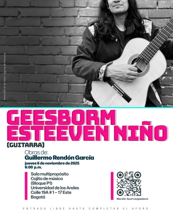 Concierto de la Tarde: Geesborm Esteeven Niño (guitarra)