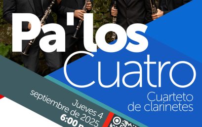 Concierto de la Tarde: Cuarteto de Clarinetes – Pa’ los Cuatro