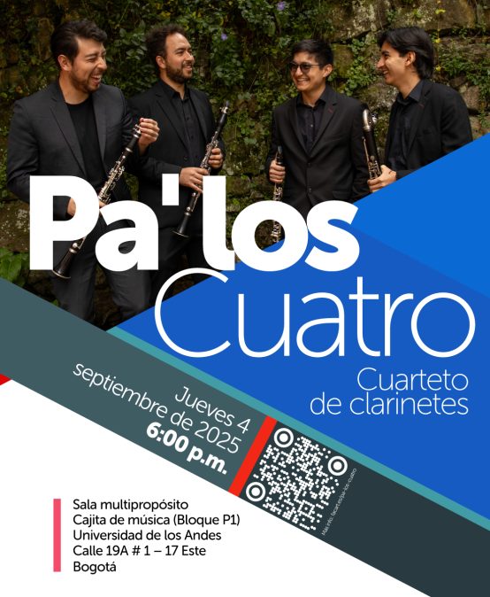 Concierto de la Tarde: Cuarteto de Clarinetes – Pa’ los Cuatro