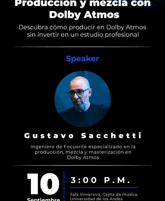 Conferencia con Gustavo Sacchetti (Product Specialist Focusrite)