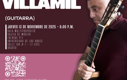 Concierto de la Tarde: Andrés Villamil (guitarra)