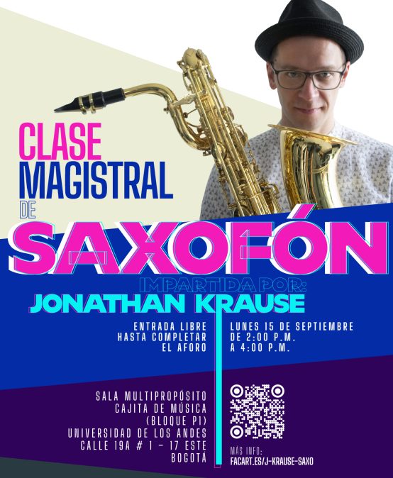 Clase magistral de Saxofón con Jonathan Krause